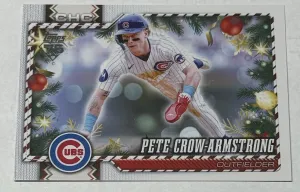 PETE CROW-ARMSTRONG 2026 TOPPS HOLIDAY BASEBALL #H151 HOLIDAY BACK VARIATION SP