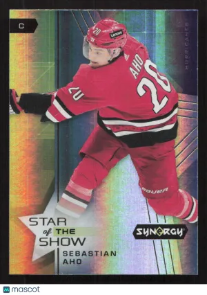 2021-22 Upper Deck Synergy Sebastian Aho #SOS-8 Star of the Show