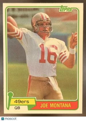 Flagship Joe Montana Base #216 San Francisco 49ers