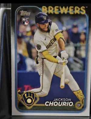 698b Jackson Chourio 2024 Topps