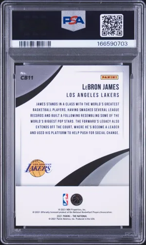 2021 Panini The National Case Breaker LeBron James #CB11 /199 back