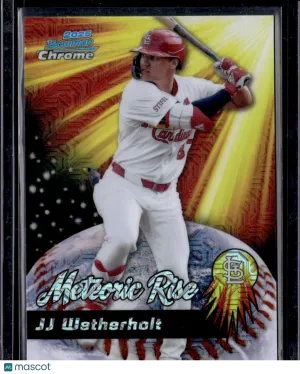 2025 Bowman Chrome Meteoric Rise JJ Wetherholt #MR-20 Mega Box Mojo Refractor