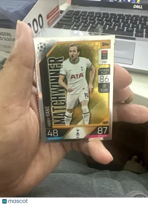 2022 Topps Match Attax UEFA Champions League Europa League Harry Kane #81 Tottenham Hotspur Soccer Card