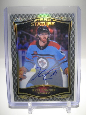 2023-24 Upper Deck Stature Auto Kyle Connor #1 Winnipeg Jets