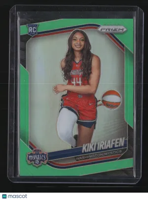 Kiki Iriafen 2025 Panini Prizm WNBA-Rookie Variation #149-Lime Green /225