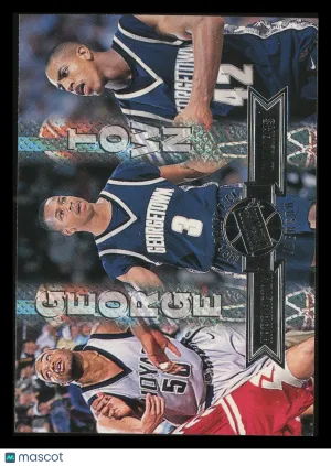 Allen Iverson Jerome Williams Othella Harrington 1996 Press Pass #41 Swissh RC Georgetown Hoyas