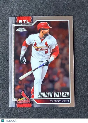 2026 Topps Chrome 221 Jordan Walker St. Louis Cardinals