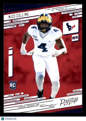 2021 Panini Prestige Nico Collins #237 RC