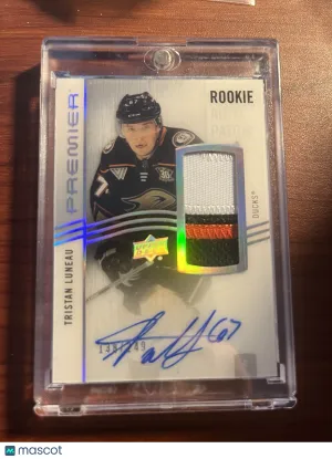 Premier Tristan Luneau #AR-TL 202324 Update Acetate Rookie Auto Patch Rookie