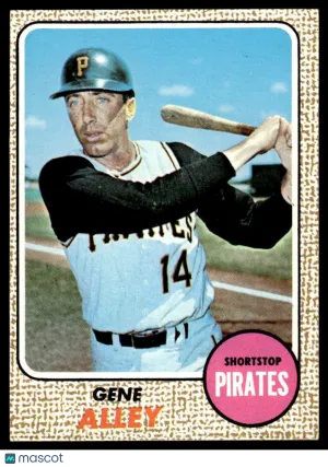 1968 Baseball Card Gene Alley #53