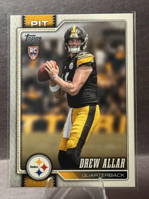 Drew Allar ~ Pittsburgh Steelers ~ Topps Flagship Football RC #304