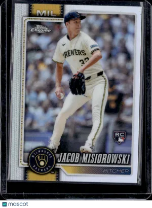 2026 Topps Chrome Jacob Misiorowski #196 Refractor RC