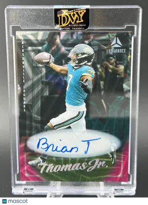 2025 Panini Luminance Brian Thomas Jr. Pink Autograph 04/10 Jacksonville Jaguars