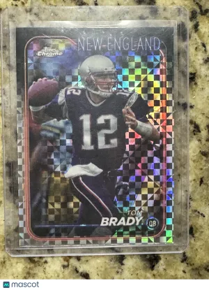 2024 Topps Chrome Tom Brady #120 X-Fractor