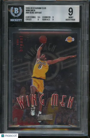 Kobe Bryant BGS 9 Los Angeles Lakers