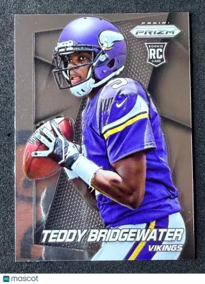 2014 Panini Prizm 242 Teddy Bridgewater Rookie Minnesota Vikings