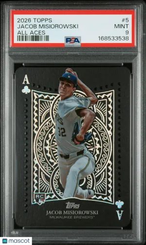 2026 Topps All Aces Jacob Misiorowski #5 PSA 9 POP 20