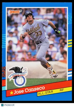 1990 Donruss Jose Canseco #50