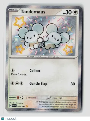 Pokemon 2024 Paldean Fates Tandemaus #209/91