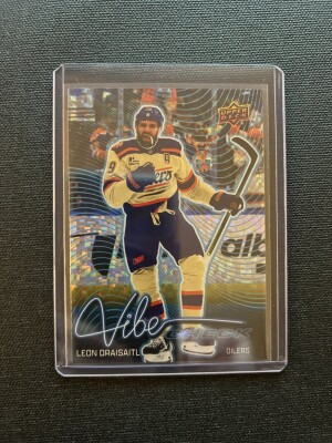 2026-27 UD Series 1 Leon Draisaitl Vibe Check Speckle #VC-28 Edmonton Oilers