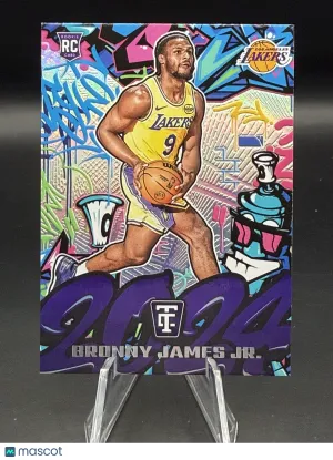 Bronny James Jr. 2024-25 Totally Certified #24 Graffiti RC - Los Angeles Lakers