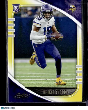 2020 Panini Absolute Football Justin Jefferson #168 Yellow RC