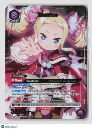 Union Arena Re:ZERO -Starting Life in Another World- Vol. 1 Beatrice Parallel SR* Super Rare