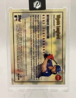2025 BOWMANS BEST BPA-WL Wyatt Langford BEST PERFORMANCE AUTO /150 back