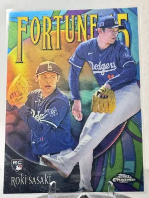 2025 Topps Chrome - Fortune 15 Roki Sasaki #F15-13 (RC)
