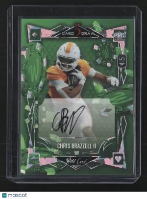 Chris Brazzell II 2025 Wild Card 5 Card Draw #5CDMO-CBA-Autograph 4/5