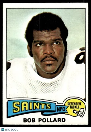 1975 Football Bob Pollard #63