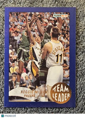 1992 Fleer Team Leaders #11 Reggie Miller