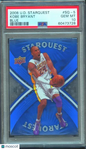 Kobe Bryant 2008 Upper Deck Starquest Blue PSA 10