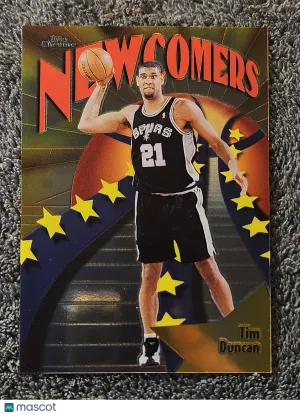 1998 Topps Chrome Season's Best Newcomers #SB26 Tim Duncan