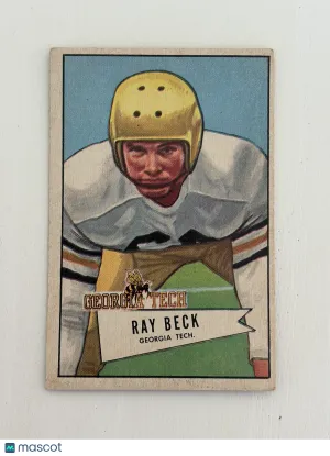 1952 Bowman Ray Beck #51