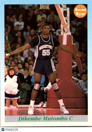 1992 Front Row Georgetown Hoyas Dikembe Mutombo #98 Basketball Card