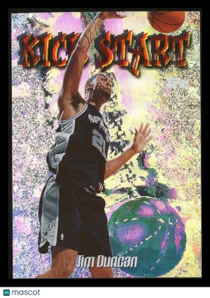 Tim Duncan 1998 Topps Kick Start San Antonio Spurs #KS1 front