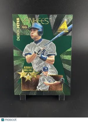 1995 Pinnacle Zenith Rookie Roll Call Derek Jeter #2 of 18