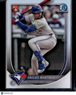 2025 Bowman Chrome Orelvis Martinez #75 Red Shield Rookie