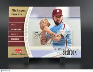 2004 Fleer Greats of the Game Nickname Greats Steve Bedrosian #NG-BE