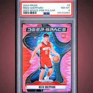 2024 Prizm Reed Sheppard Deep Space Pink Pulsar /48