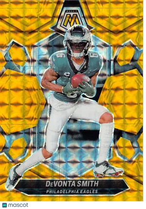 2024 Panini Mosaic DeVonta Smith Gold /10 #179 Philadelphia Eagles