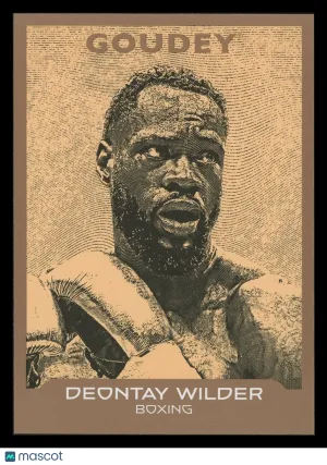 Deontay Wilder 2026 Upper Deck Goodwin Champions Goudey #G-8