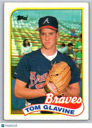 1989 Topps 157 Tom Glavine Atlanta Braves
