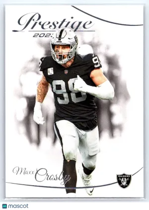 2023 Panini Prestige Maxx Crosby #157 Las Vegas Raiders