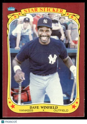 1986 Baseball Dave Winfield #130
