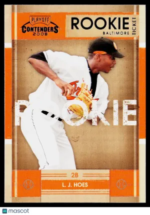 2008 Playoff Contenders L.J. Hoes #34