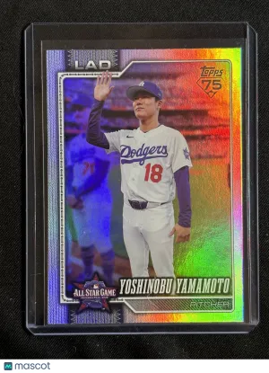 2026 Topps Update Series Yoshinobu Yamamoto #ASG-28 Foil
