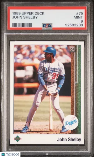 1989 Upper Deck John Shelby #75 PSA 9