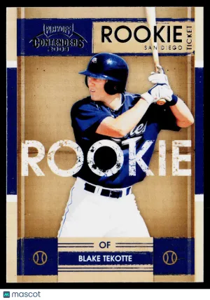2008 Playoff Contenders Blake Tekotte #4 Rookie
